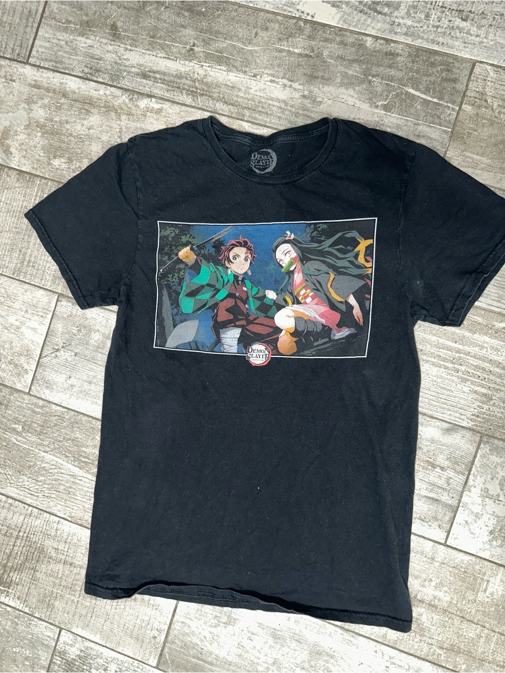 Demon Slayer Tanjiro & Nezuko Graphic T-Shirt Small
